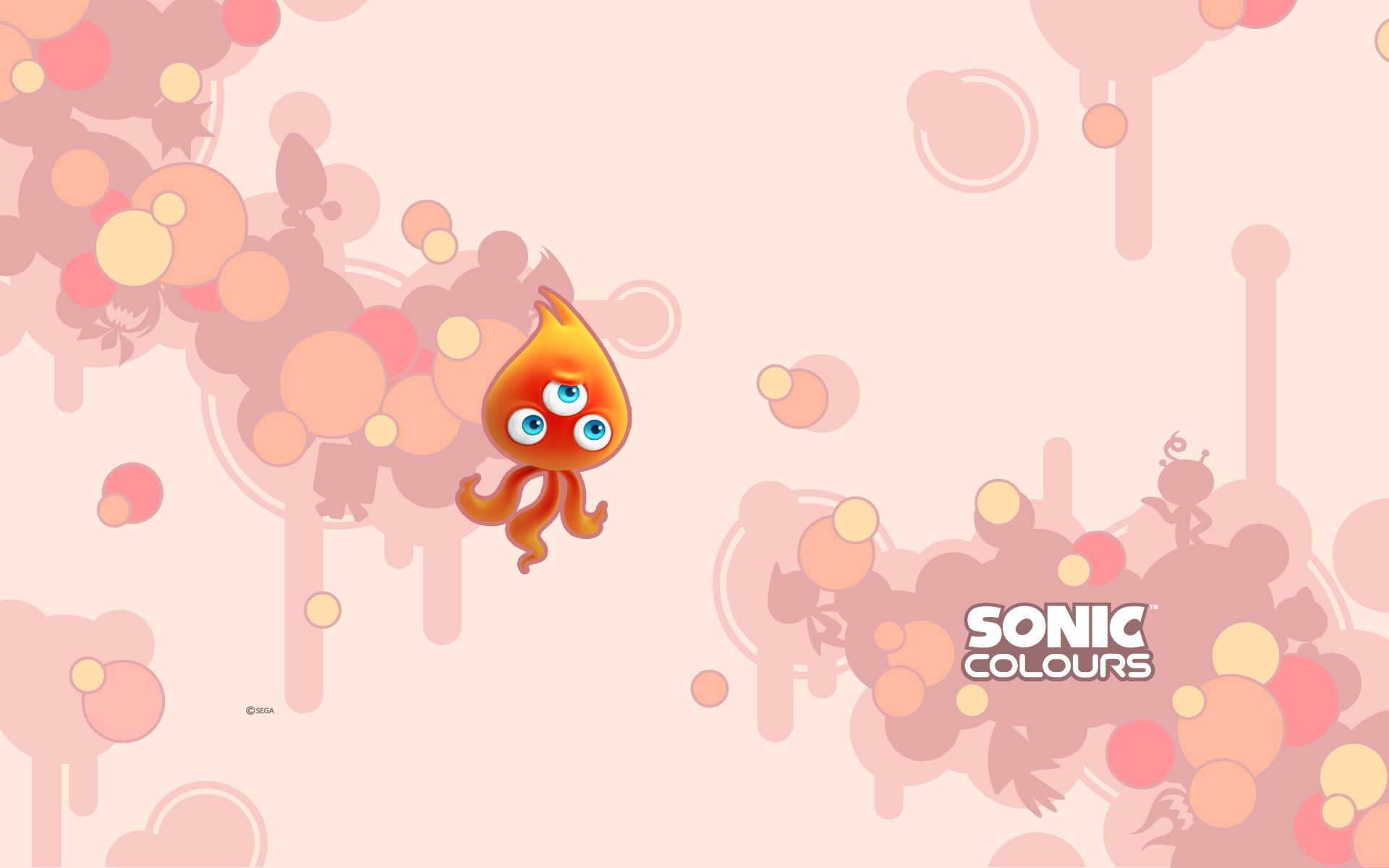 Sonic Color Wisps Red - HD Wallpaper 