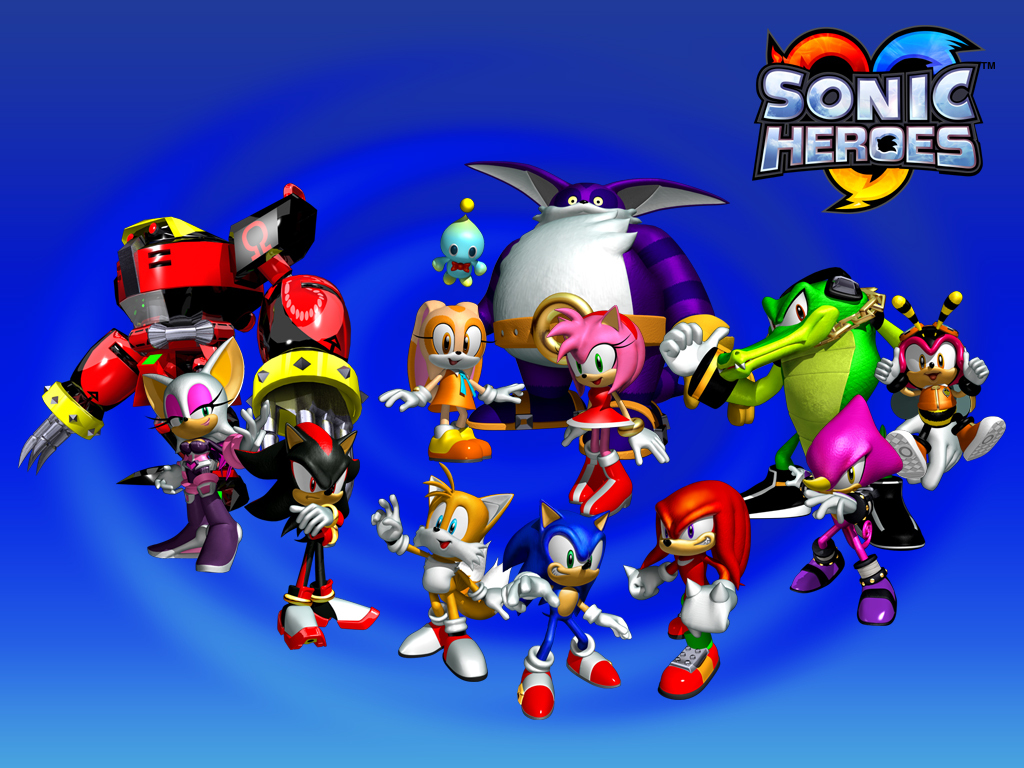 Sonic Heroes - Sonic Heroes All Characters - HD Wallpaper 