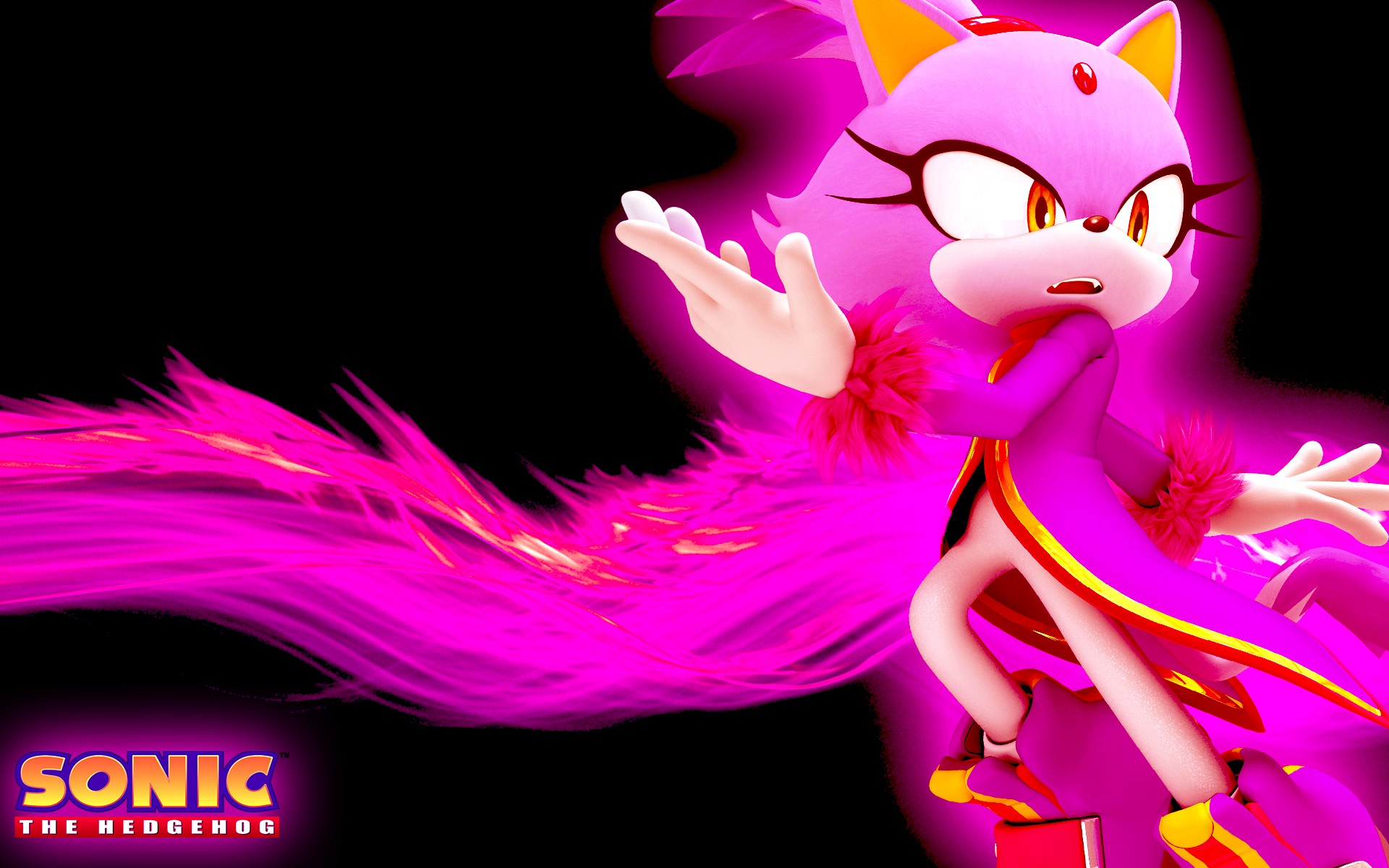 Blaze The Cat - HD Wallpaper 