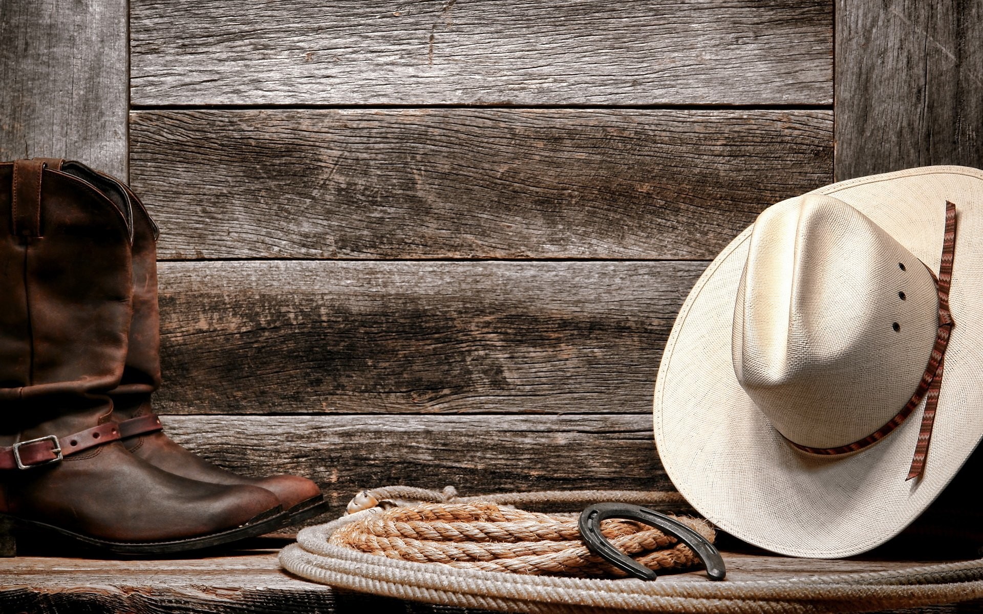 Wallpapers Id - Cowboy Hat And Boots Background - HD Wallpaper 