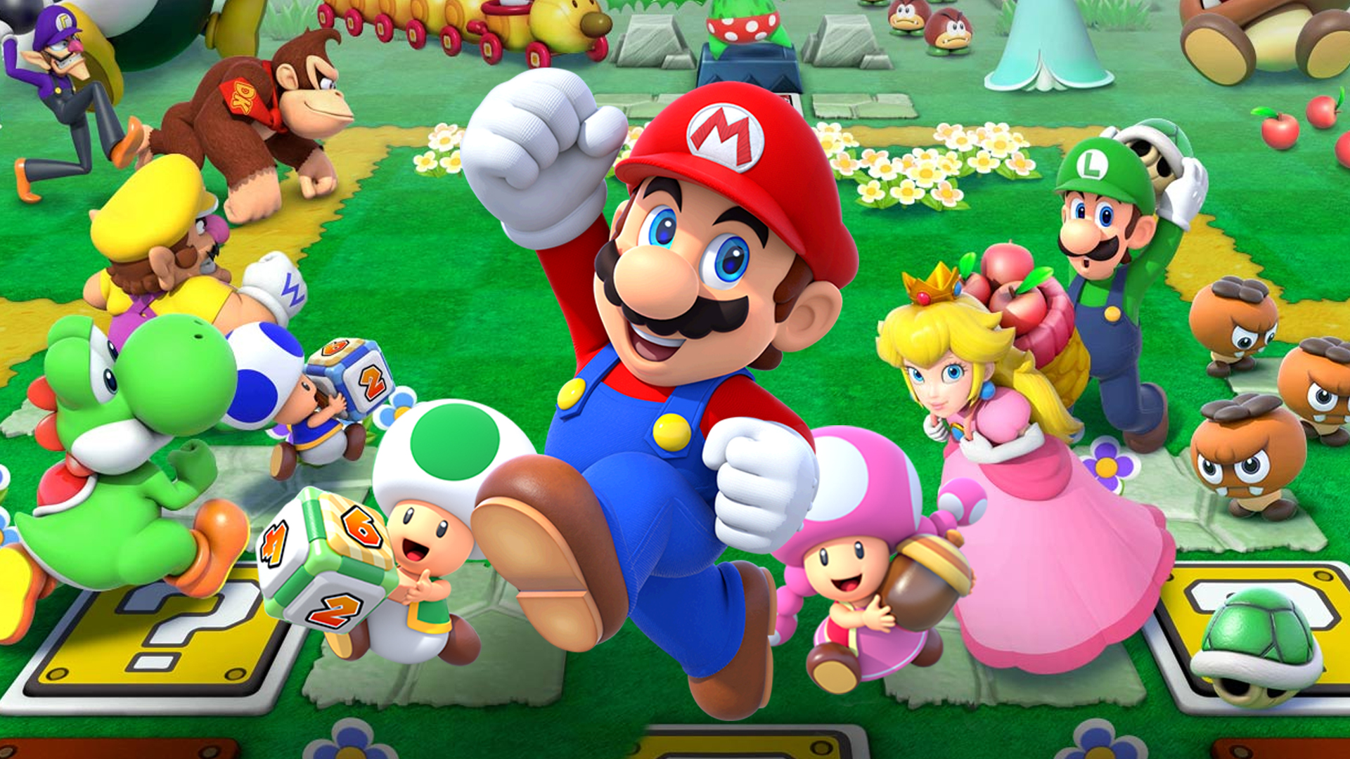 Mario Party Star Rush - HD Wallpaper 