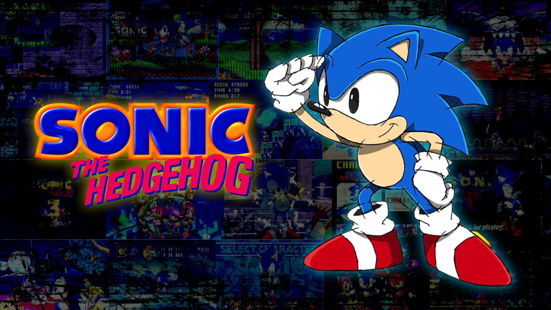 Classic Sonic Wallpaper Hd - HD Wallpaper 