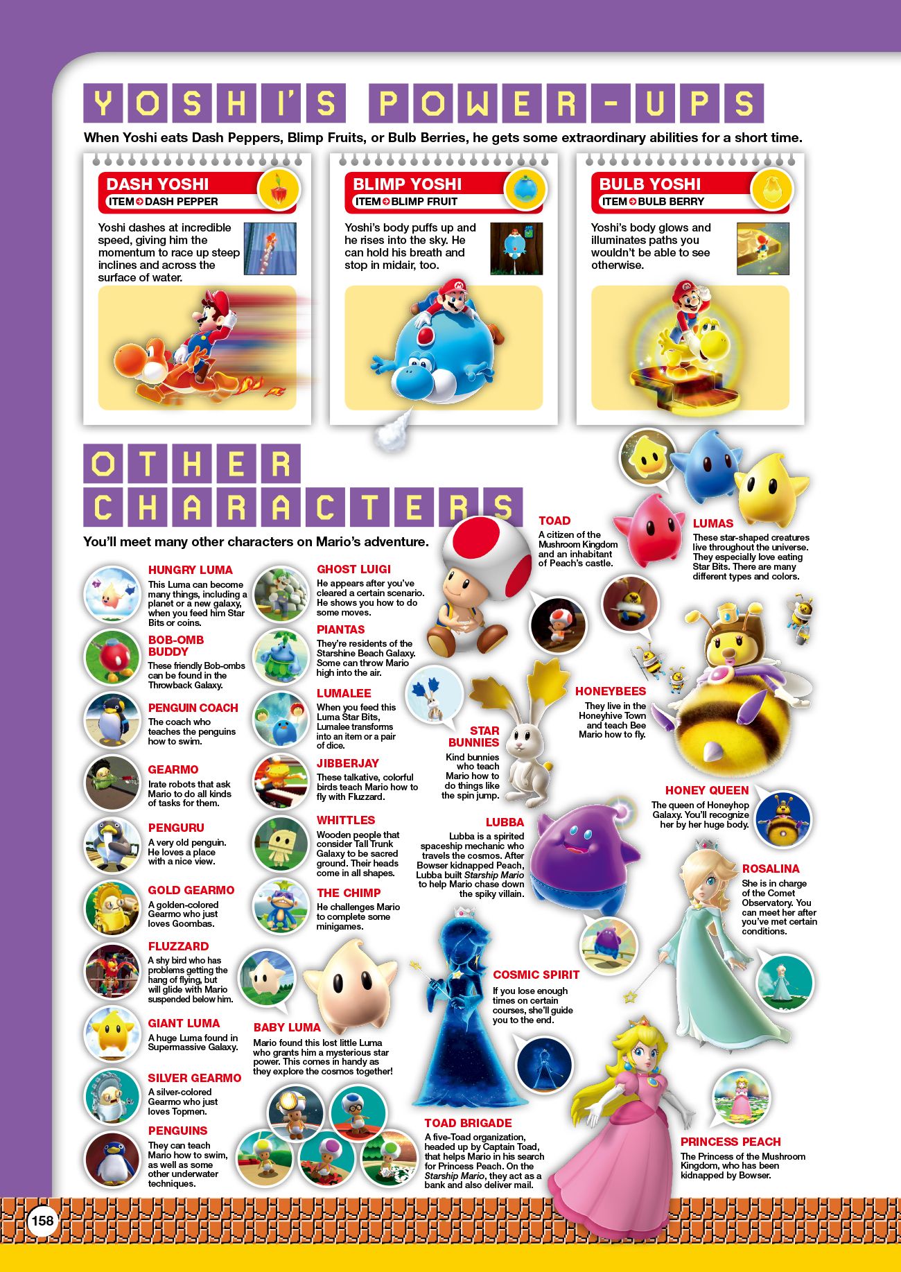 Mario Encyclopedia Other Chars - Super Mario Encyclopedia The Official Guide - HD Wallpaper 