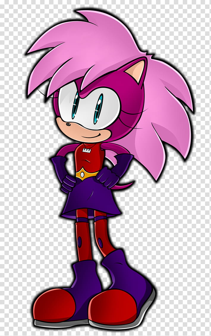 Sonia The Hedgehog, Girl In Blue And Red Dress Sonic - HD Wallpaper 