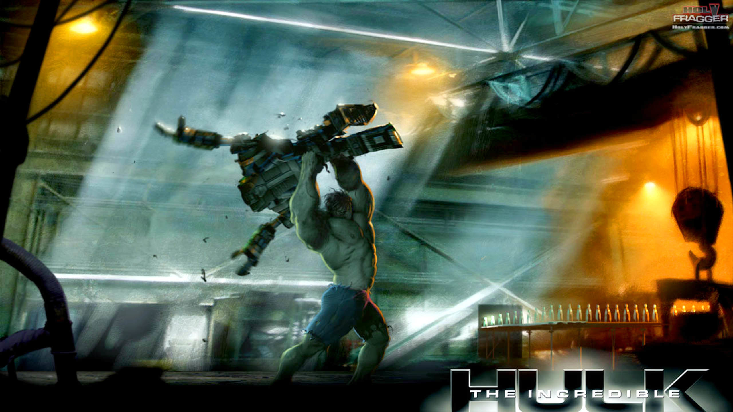 Hulk 3d Live Http 1080 Net Hulk 3d 
 Data Src - Hulk Smashing Bad Guy - HD Wallpaper 