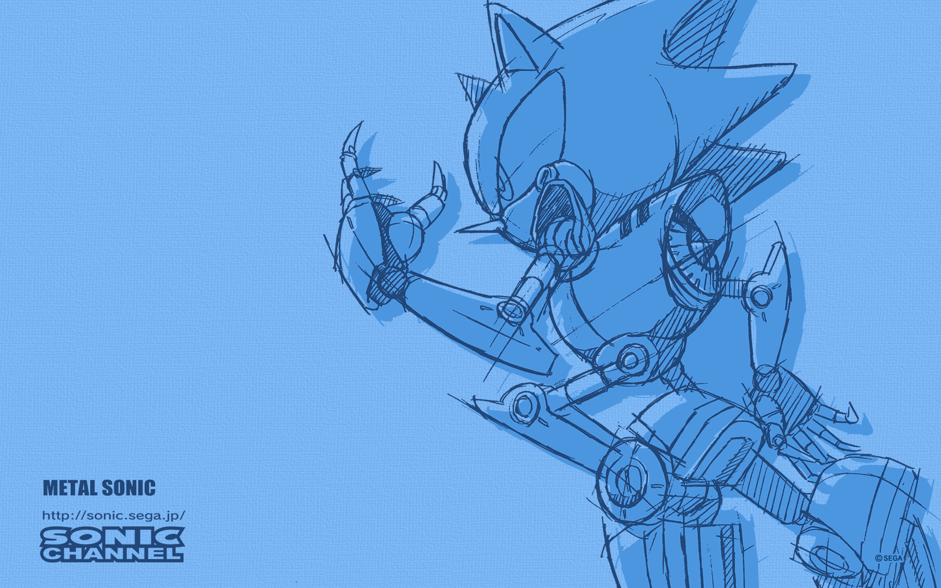 2009/11 - Metal Sonic - Metal Sonic Sonic Channel - HD Wallpaper 
