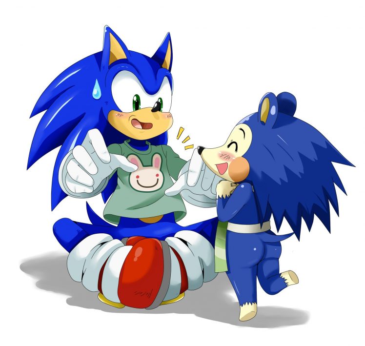 Sonic Animal Crossing - HD Wallpaper 
