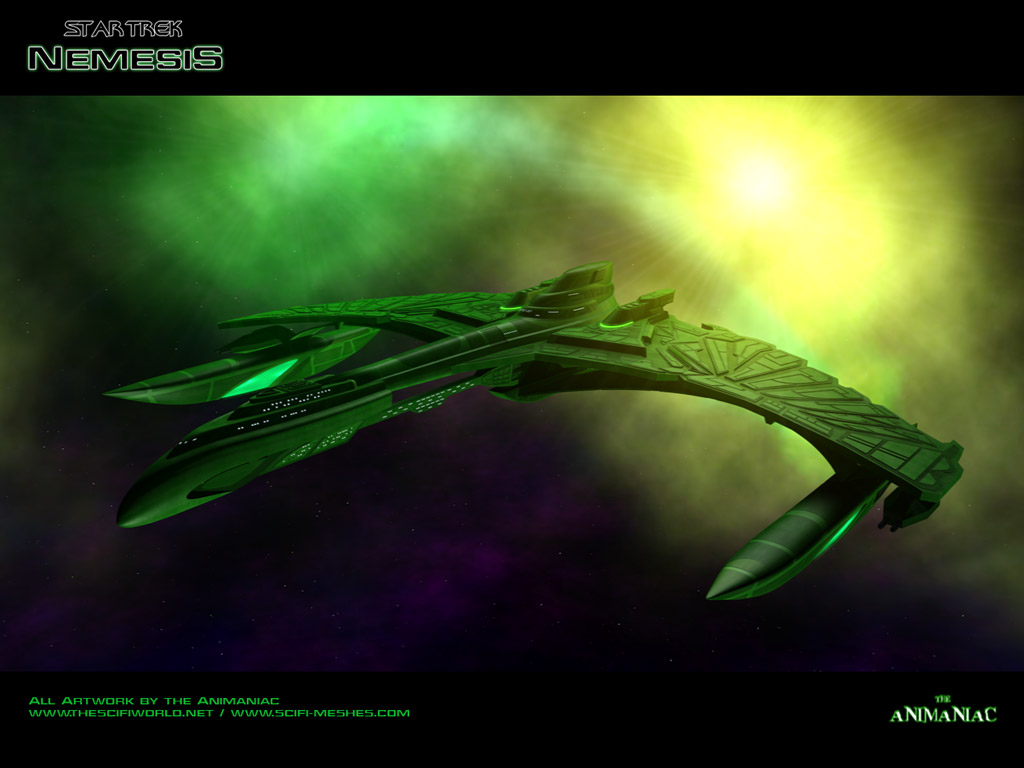 Romulan Bird Of Prey Nemesis - HD Wallpaper 