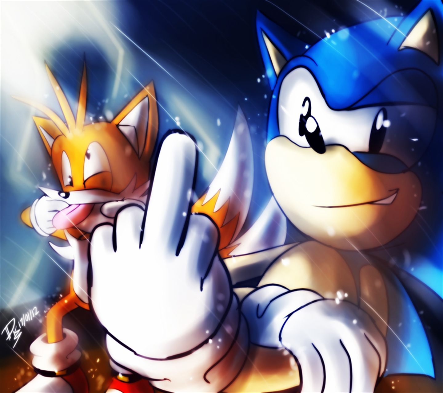 Gangster Sonic The Hedgehog - HD Wallpaper 