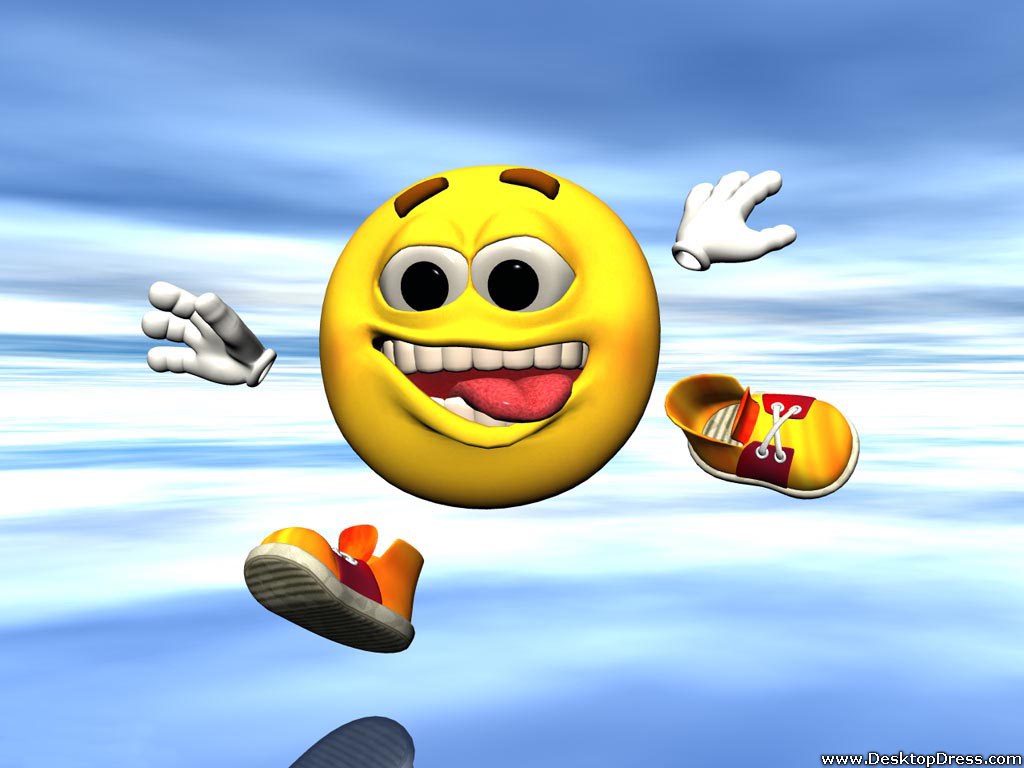 Smiley Running - HD Wallpaper 