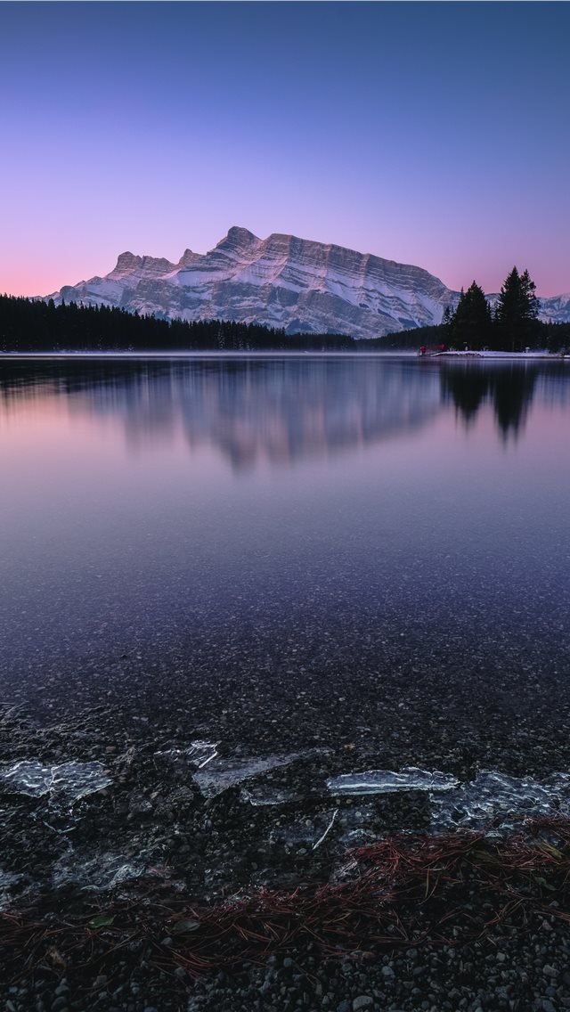 Mountain Near Body Of Water Iphone Wallpaper - Scenery Hd Portrait - HD Wallpaper 