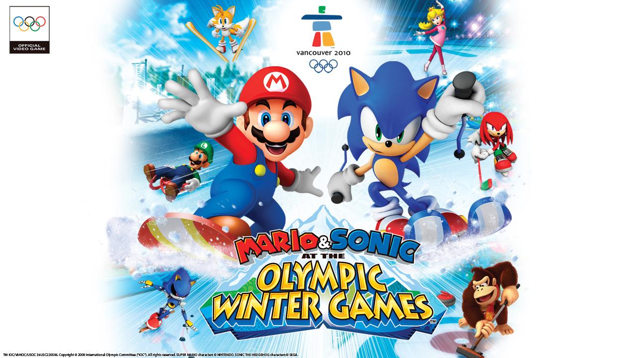 Mario And Sonic At The Olympic Games All Games - HD Wallpaper 