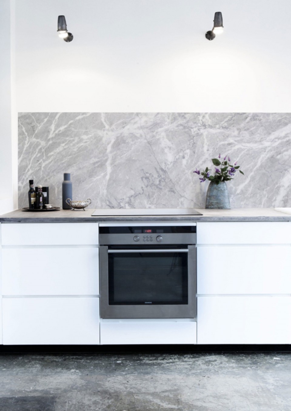 Marble Wallpaper For Kitchen - HD Wallpaper 