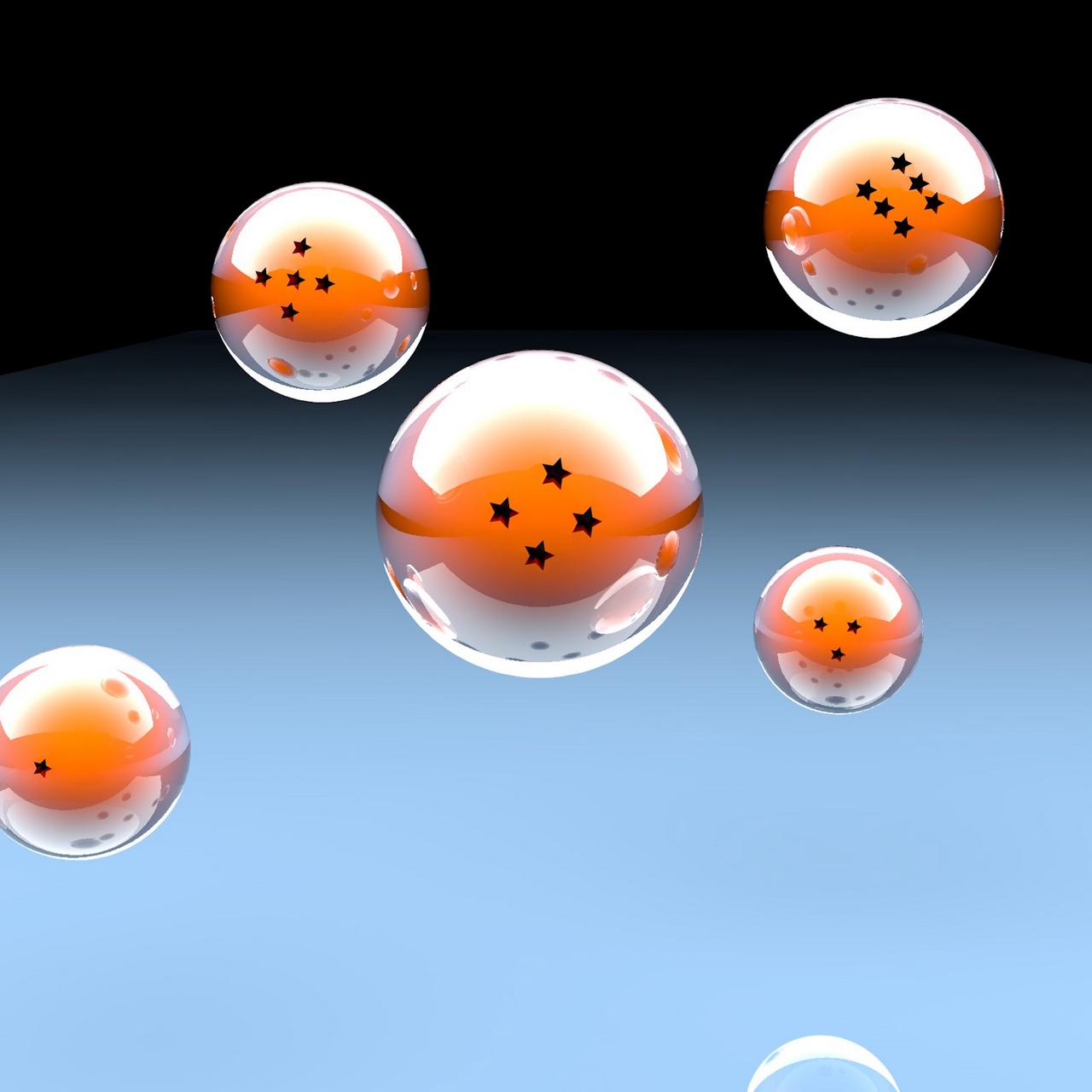 Wallpaper Dragon Ball Z, Dragon Ball, Balls, 3d, Stars - Dragon Balls Wallpaper Iphone - HD Wallpaper 