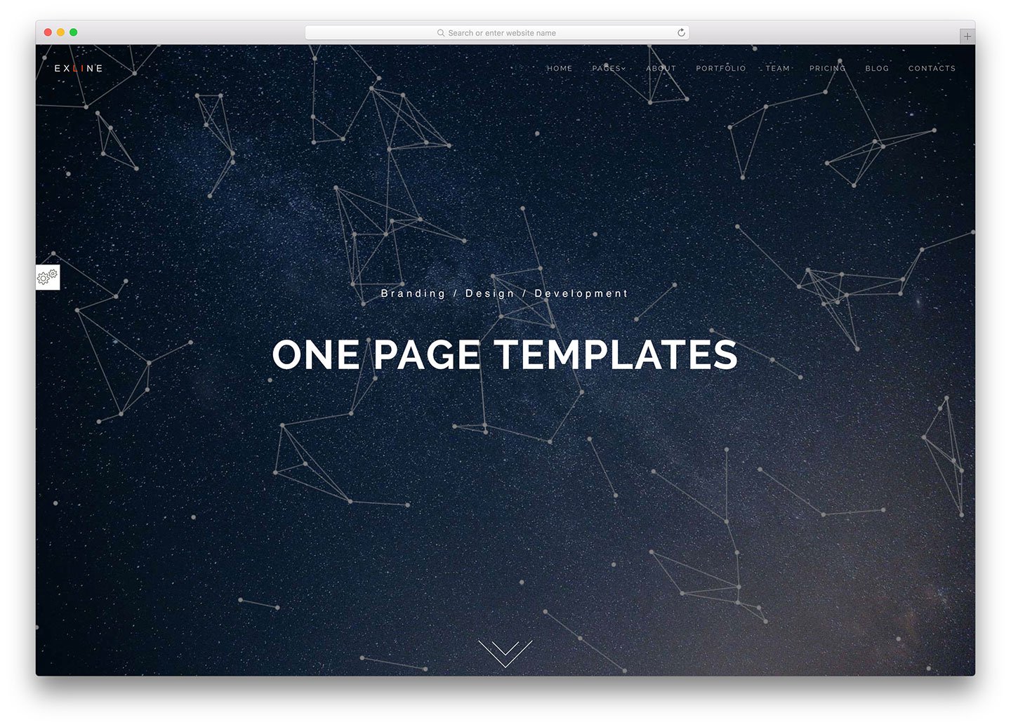 Html5 One Page Website Template - HD Wallpaper 