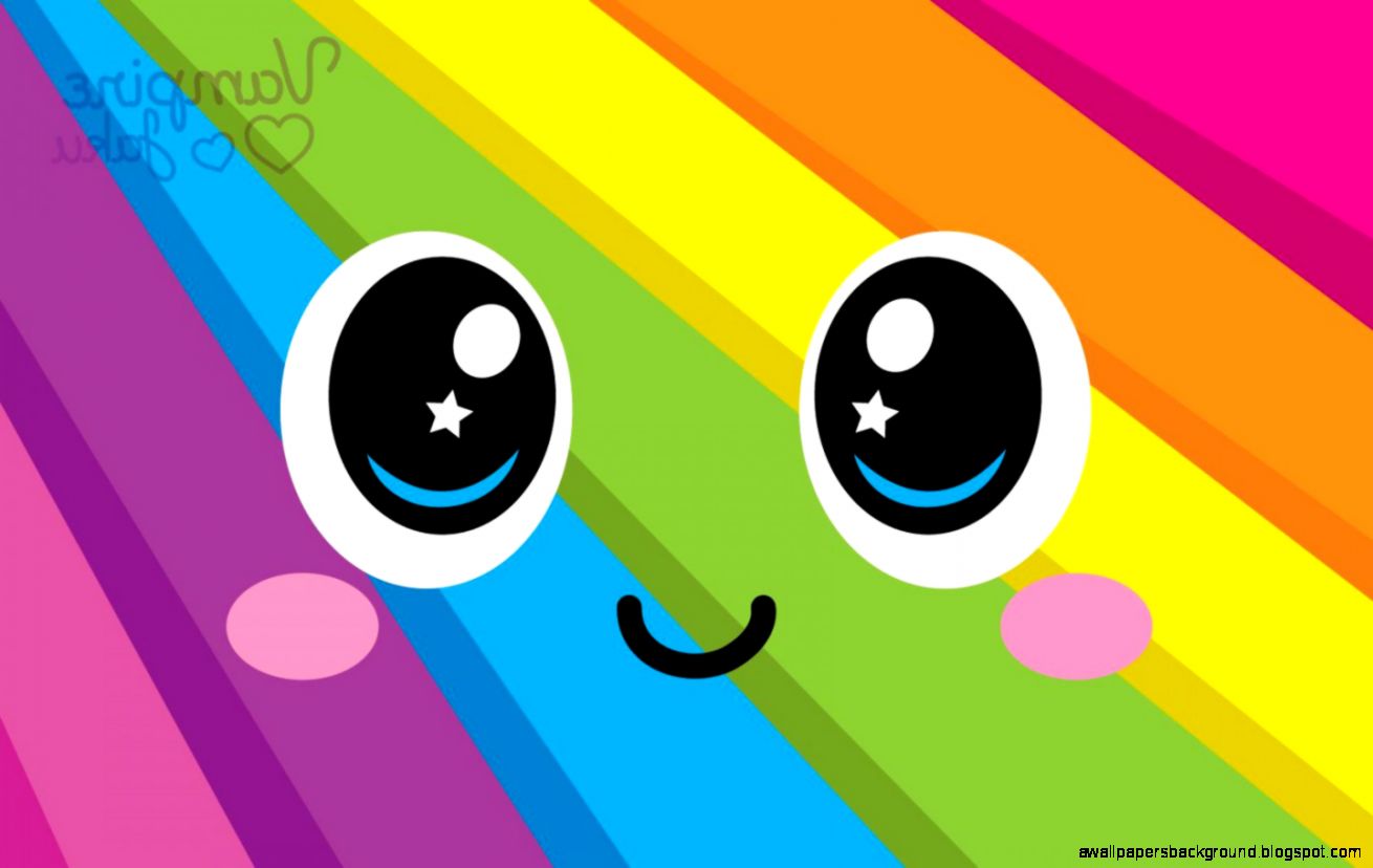 Colorful Smiley Face Backgrounds - Cute Smiley Face Backgrounds - HD Wallpaper 