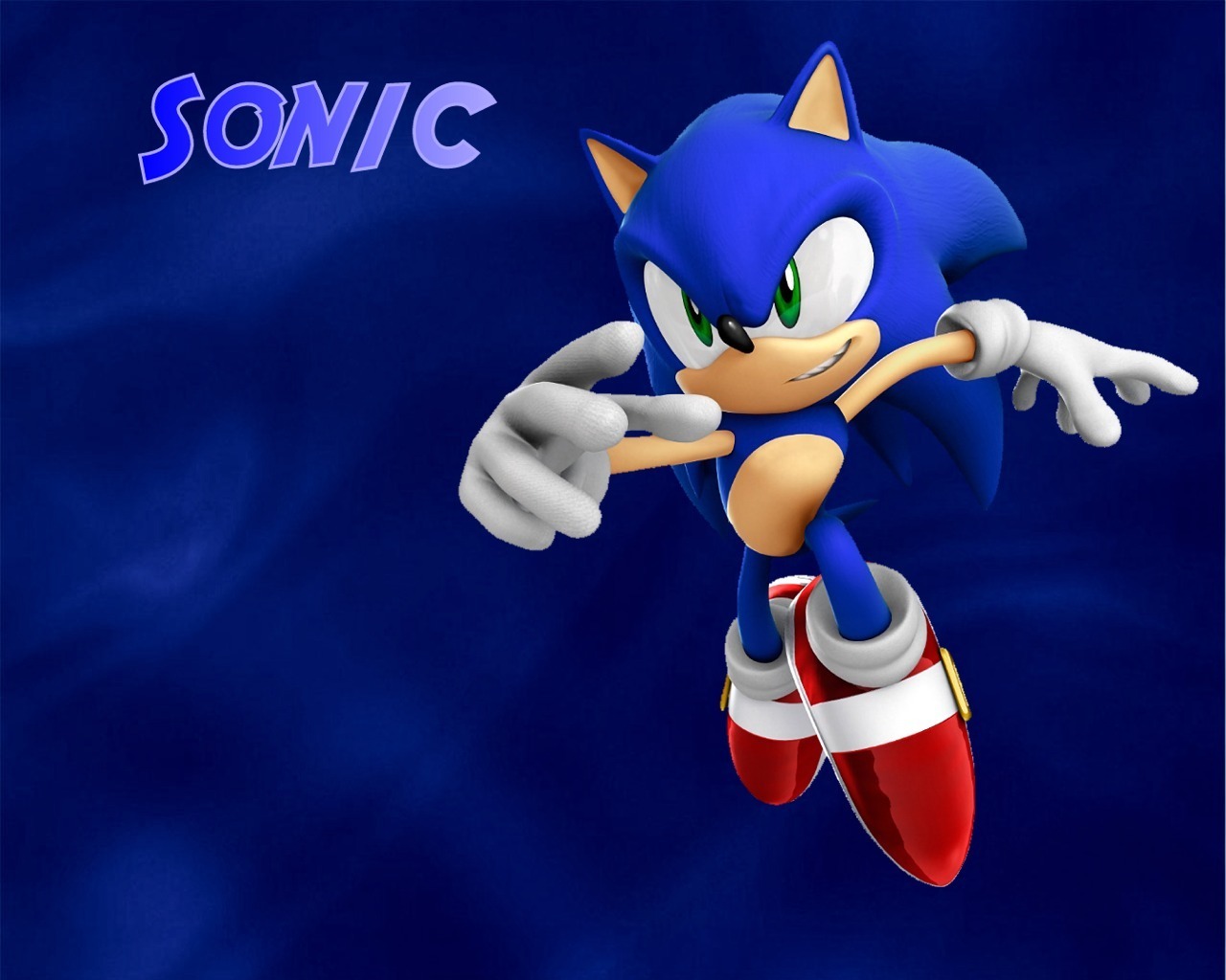 Sonic The Hedgehog Black Background - HD Wallpaper 