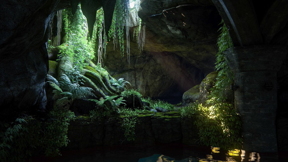 Uncharted 4 Cave Lighting - HD Wallpaper 