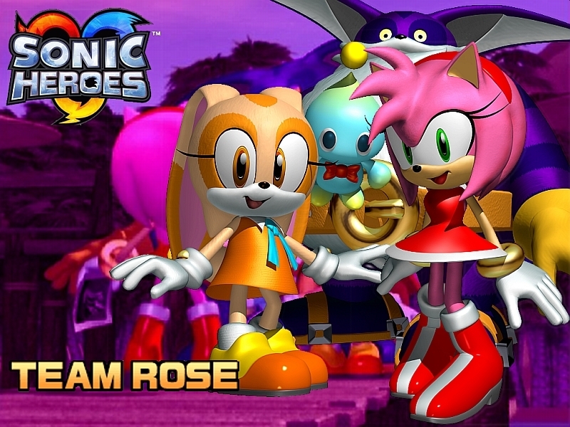 Amy S Team - Sonic Heroes Team Rose Cream - HD Wallpaper 