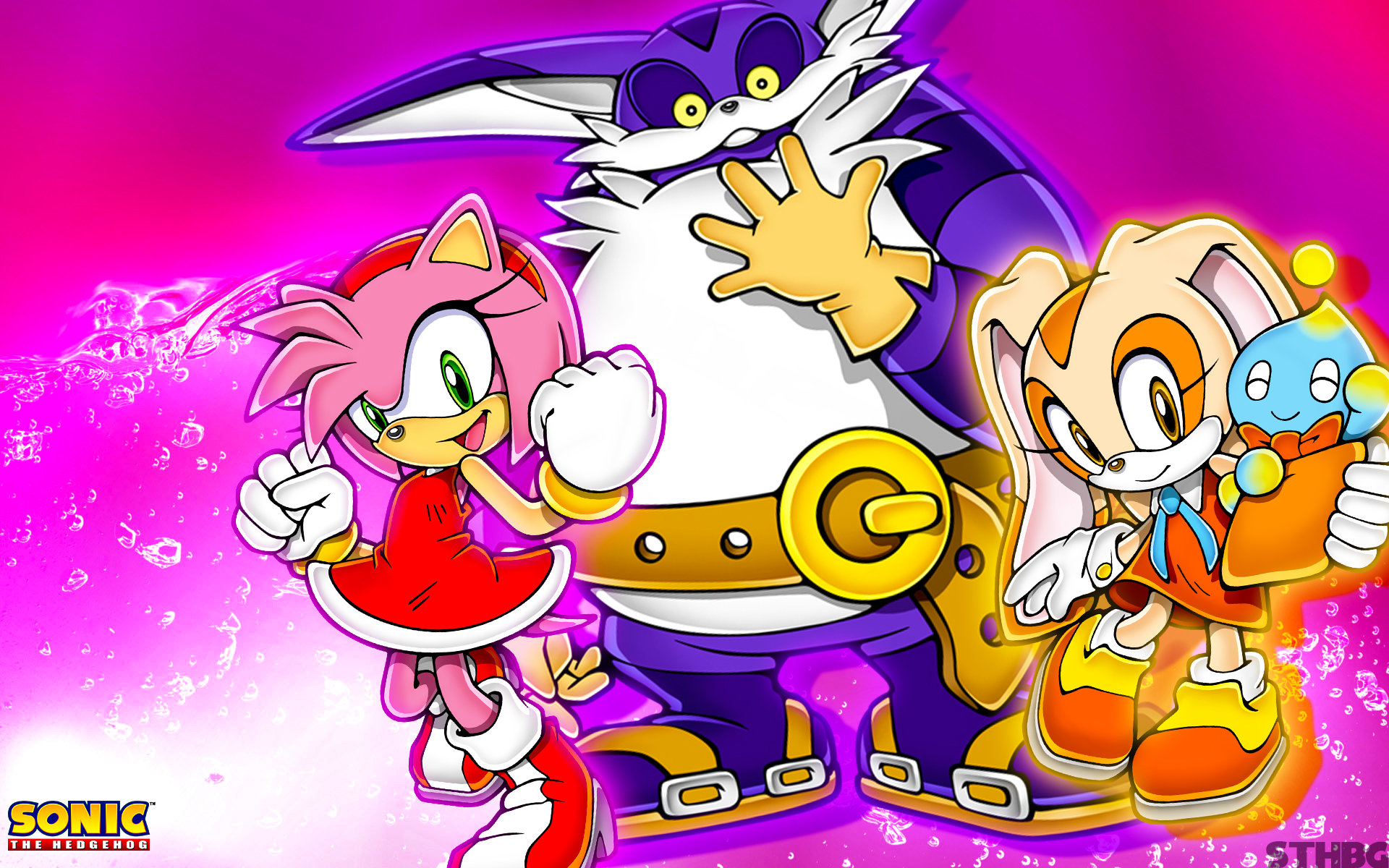 Free Download Sonic Heroes Wallpaper Id - Sonic Heroes Amy Rose - HD Wallpaper 