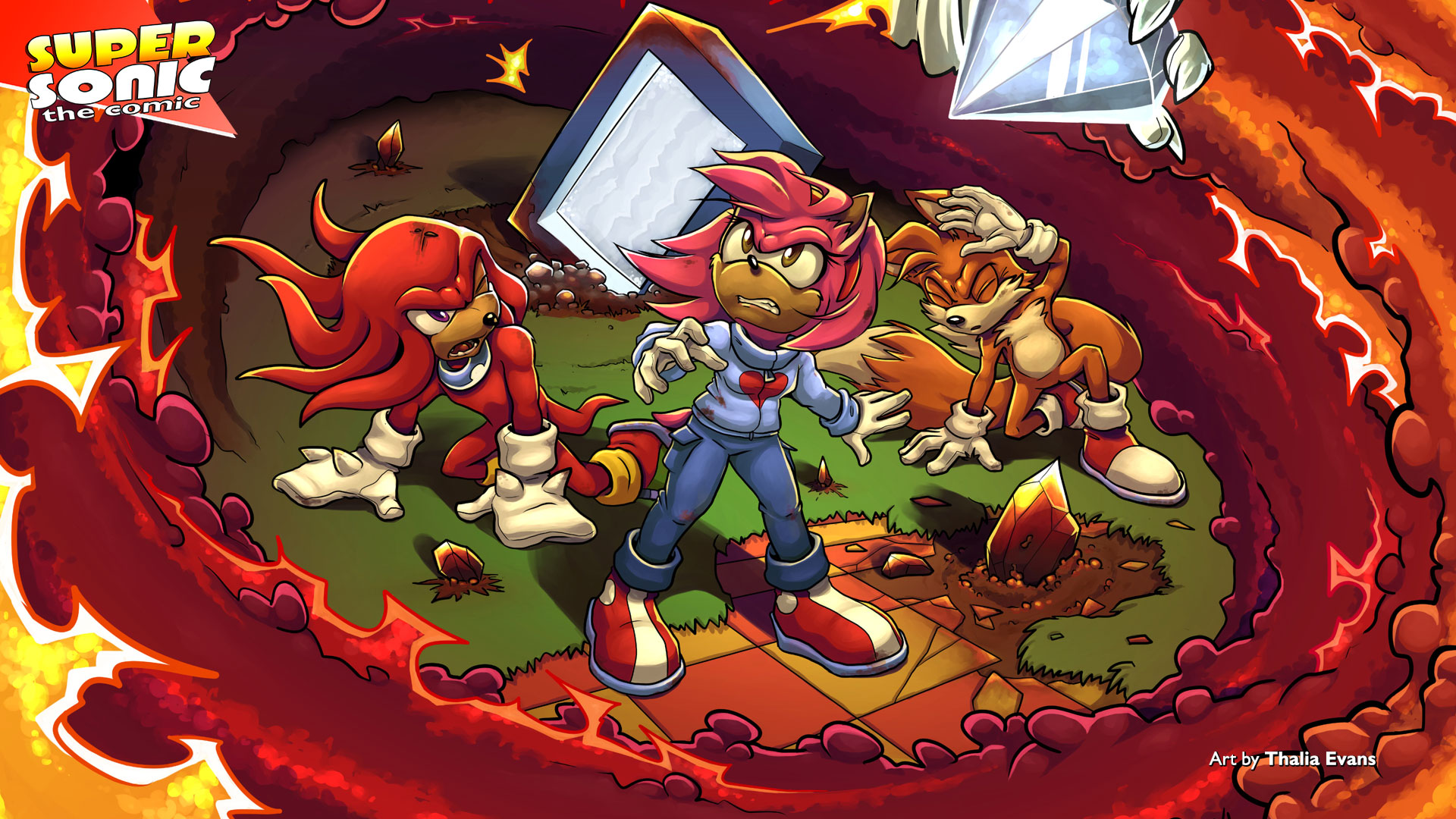 Sonic The Comic - HD Wallpaper 