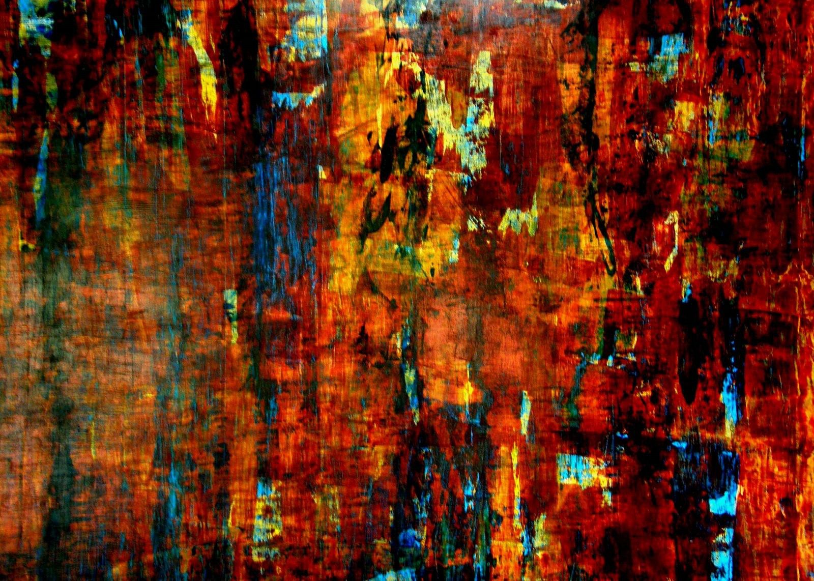 Abstract Oil Painting Wallpaper Hd - 1600x1142 Wallpaper - teahub.io