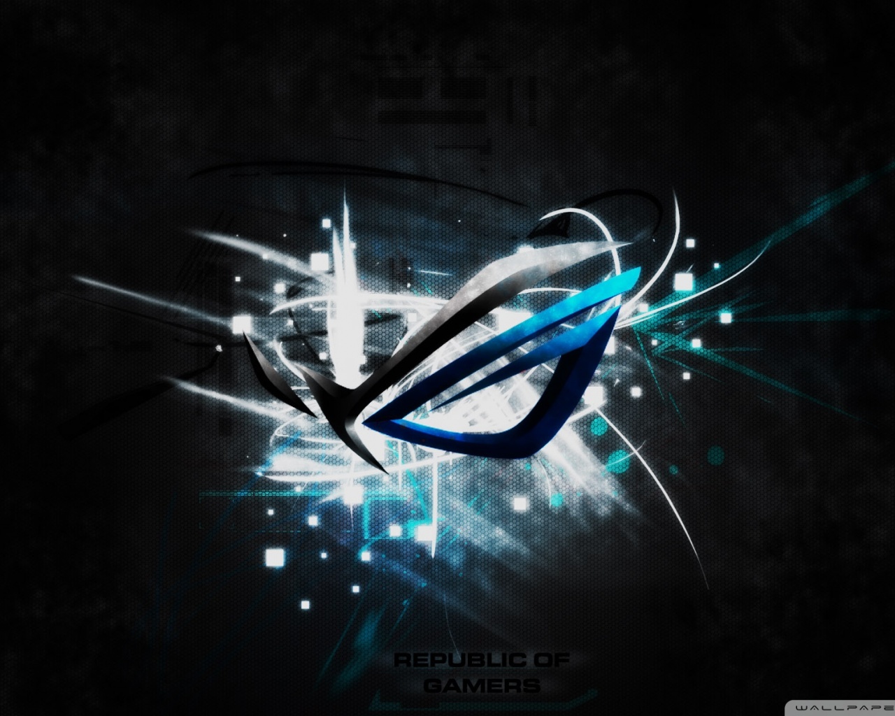 Republic Of Gamers Blue - HD Wallpaper 