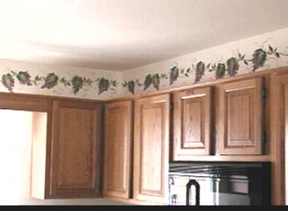 Kitchen Decorative Border Paper Cheap Kitchen Wallpaper - Window Valance - HD Wallpaper 