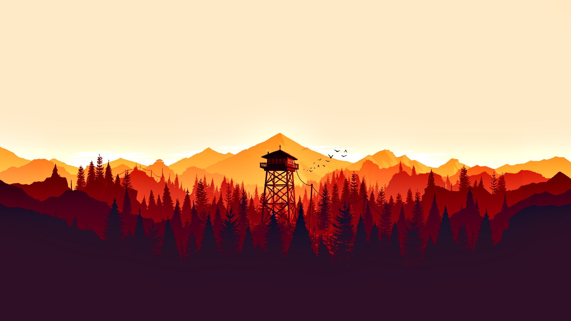 Popular Firewatch Wallpaper High Resolution Firewatch Wallpaper Hd 19x1080 Wallpaper Teahub Io