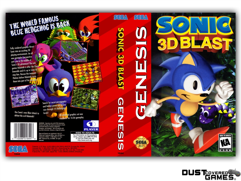 Sonic 3d Blast Sonic 3d Flickie 039 S Island Gen Genesis - Sonic 3d Blast Sega Mega Drive - HD Wallpaper 