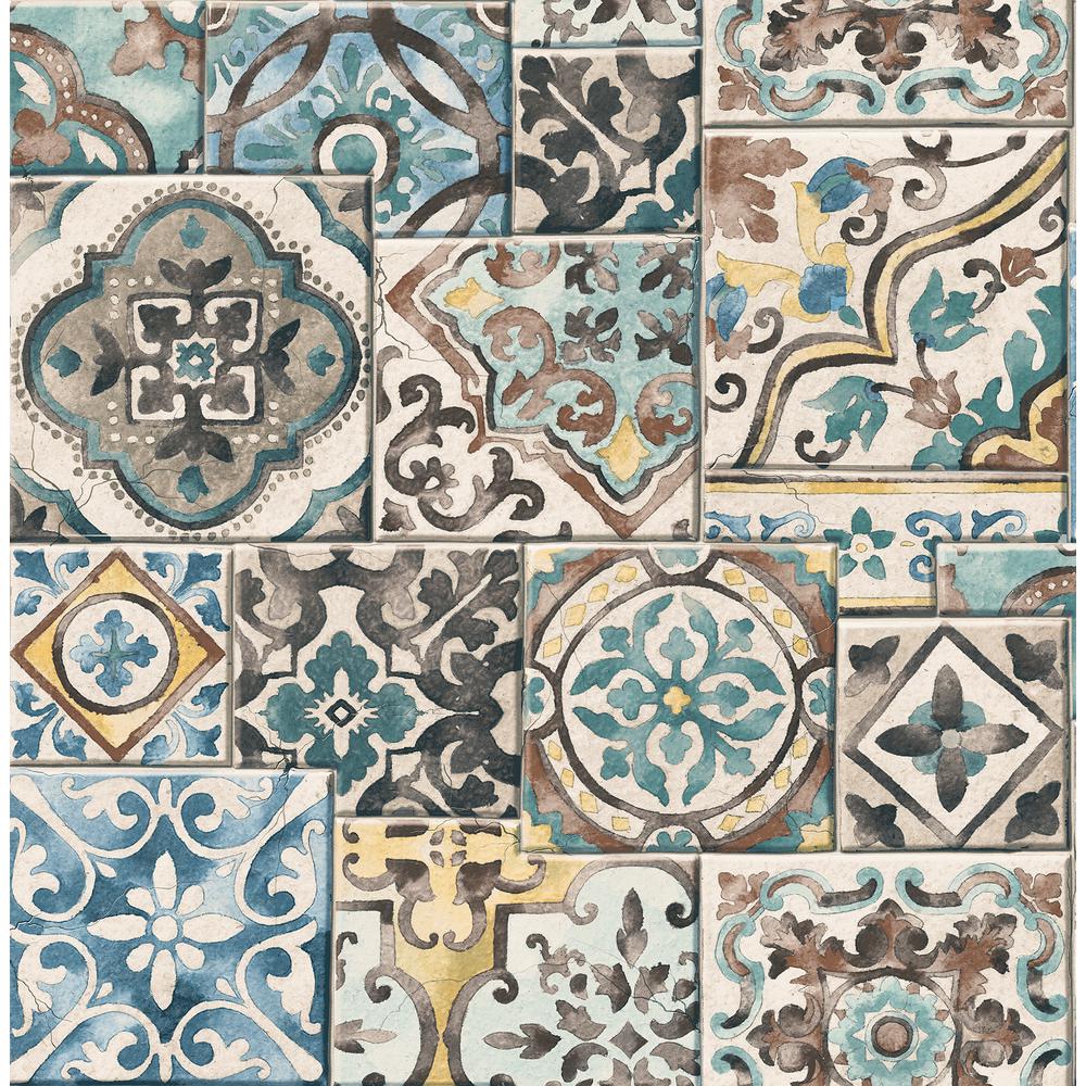 Mosaic Tile Wallpaper For Walls - HD Wallpaper 