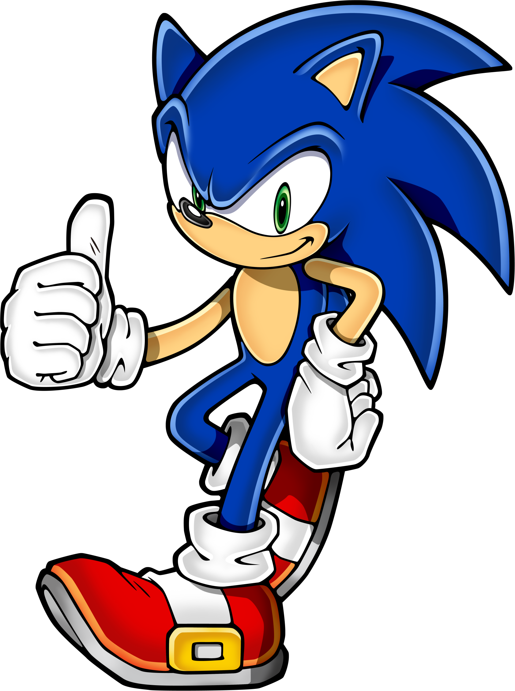Sonic Clip Art - Sonic Thumbs Up - HD Wallpaper 