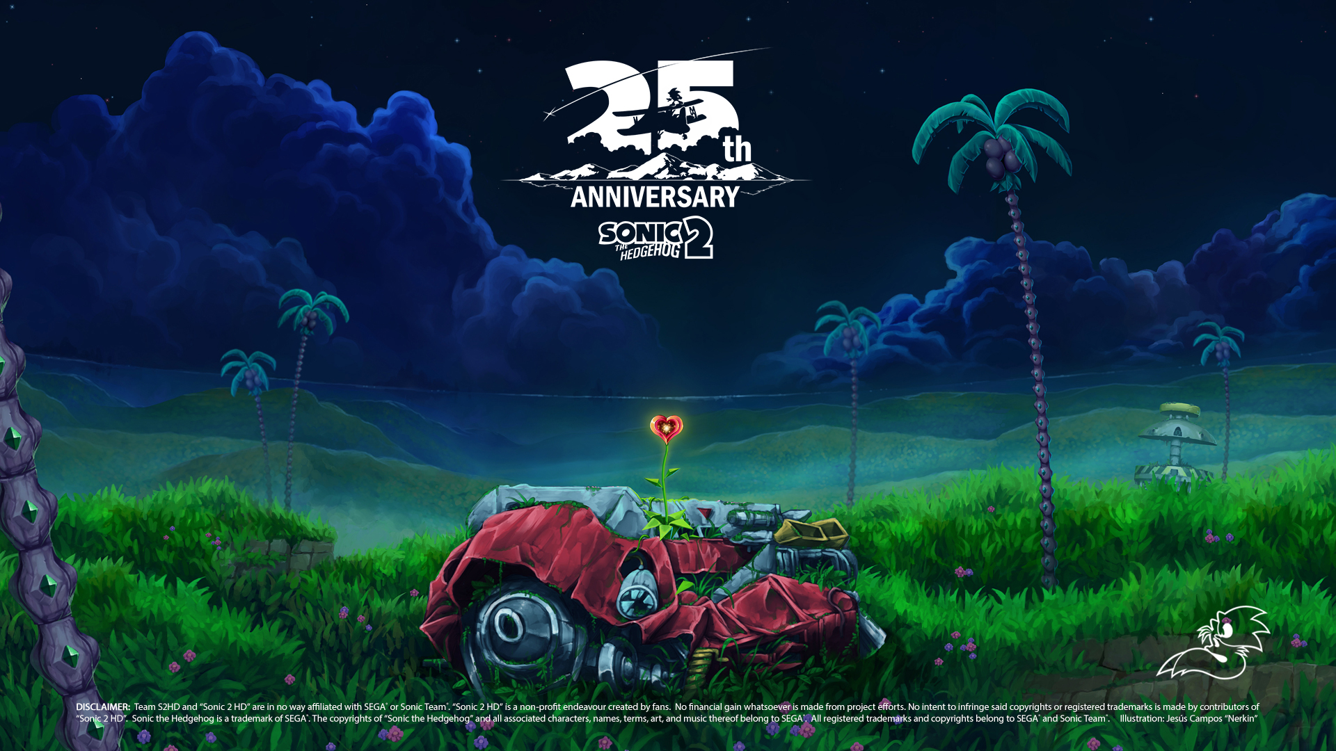 Sonic 2 Hd - HD Wallpaper 