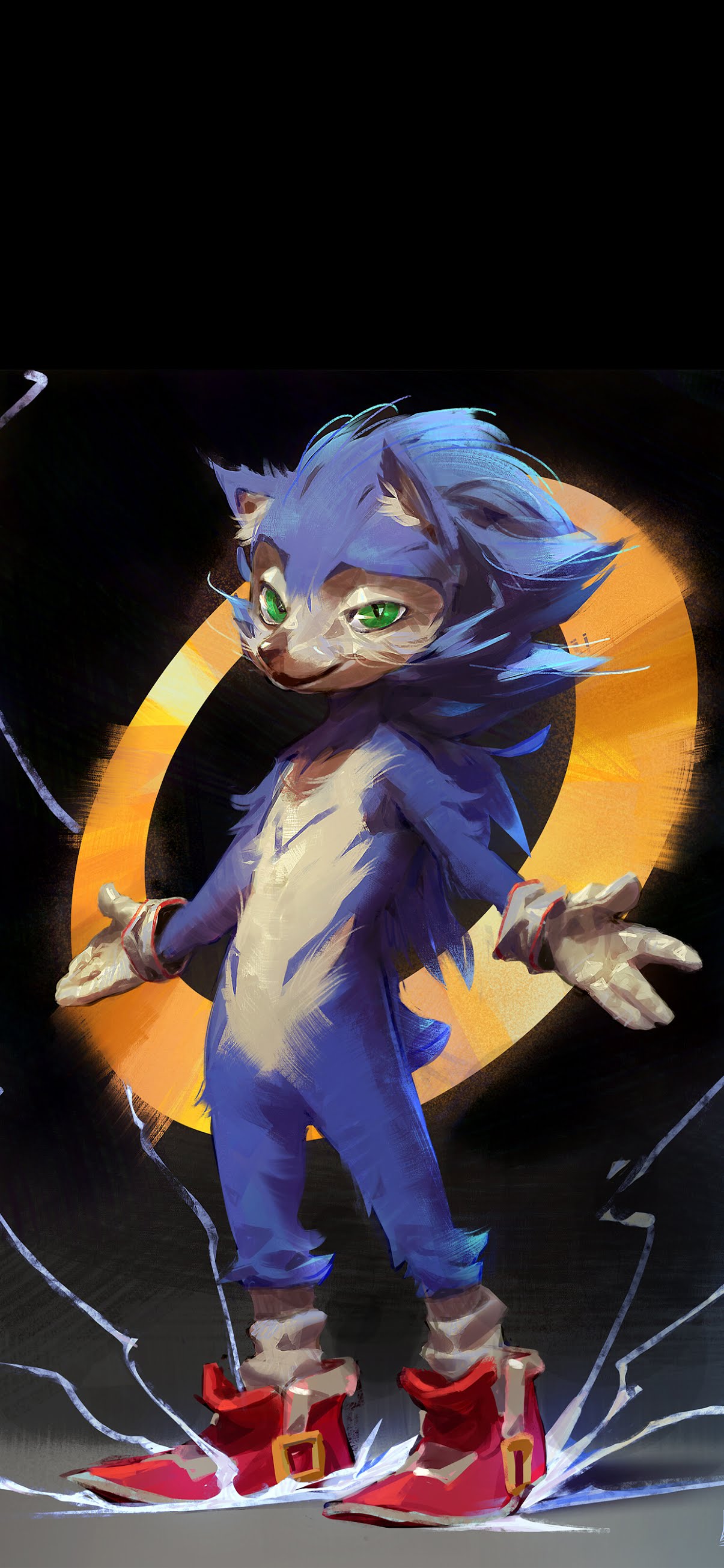 Sonic Fan Art Wallpaper - Logan Preshaw - HD Wallpaper 