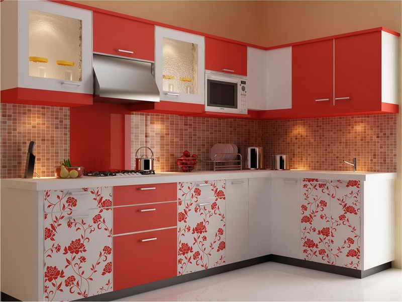 Natural Kitchen Wall Wallpaper Walls For Pantry - Kitchen Design For 2bhk Flat - HD Wallpaper 