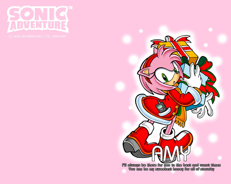 Sonic Adventure Amy Art - HD Wallpaper 
