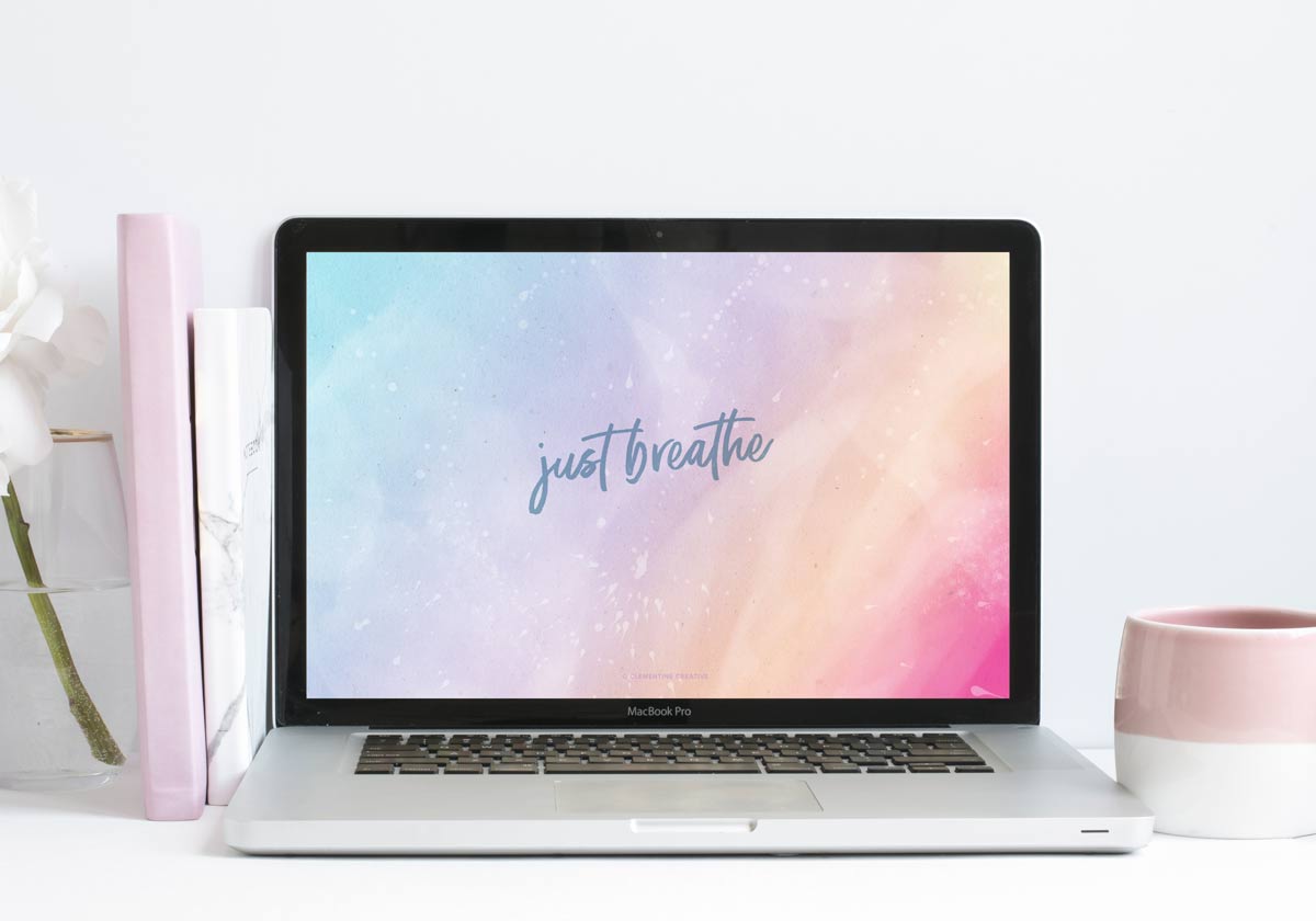 Just Breathe Desktop Wallpaper - HD Wallpaper 