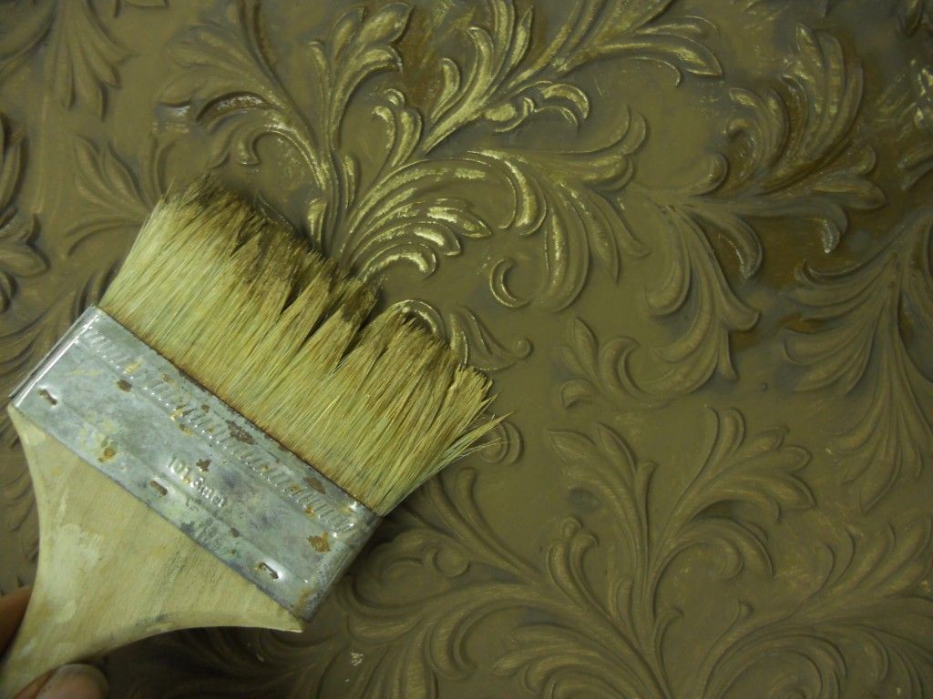 Anaglypta Wallpaper Paint Effect - HD Wallpaper 