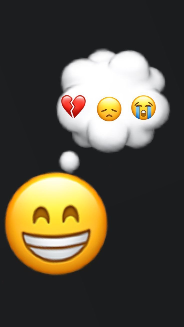 Depressed Happy And Sad Emoji - HD Wallpaper 