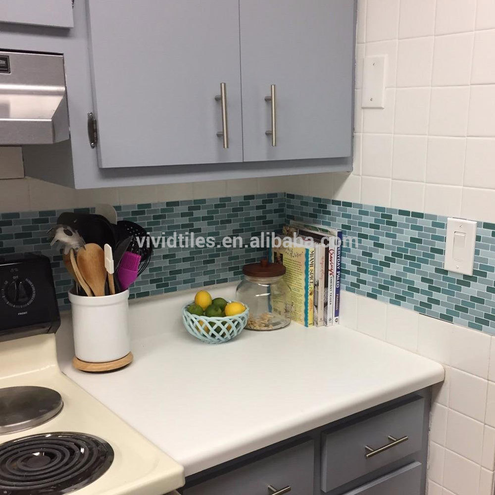 High Gloss Mosaic Design Waterproof Adhesive Vinyl - Banyo Aksesuarlari Dekor - HD Wallpaper 