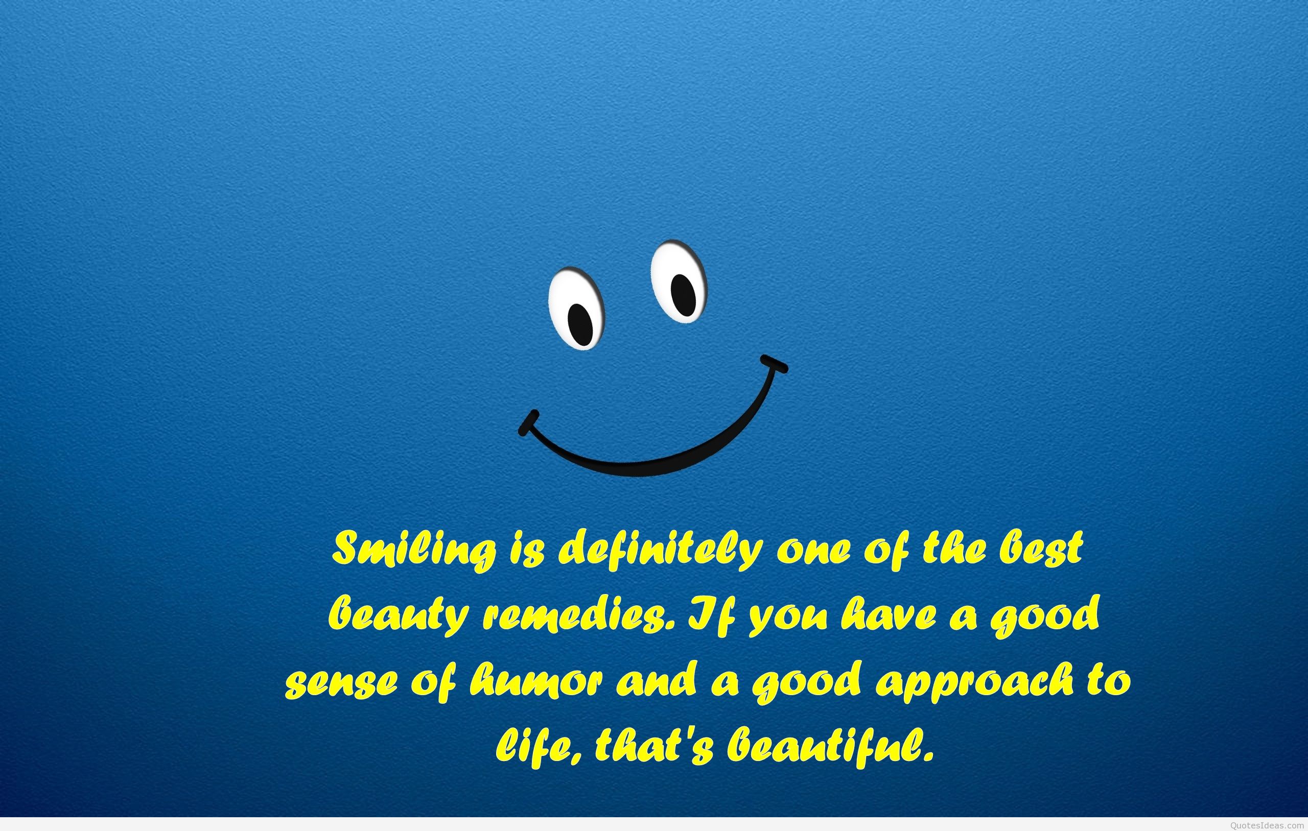 Quote On Smile Wallpaper - HD Wallpaper 