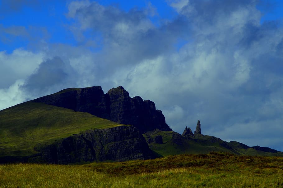 Isle Of Skye, Scotland, Landscape, Old Man Of Storr, - HD Wallpaper 