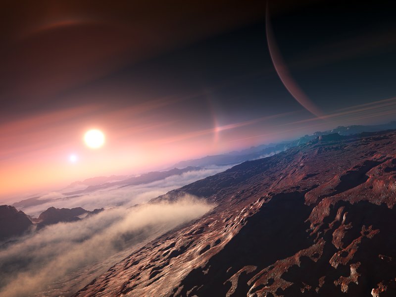 Artist's Impression Of Exoplanets - HD Wallpaper 