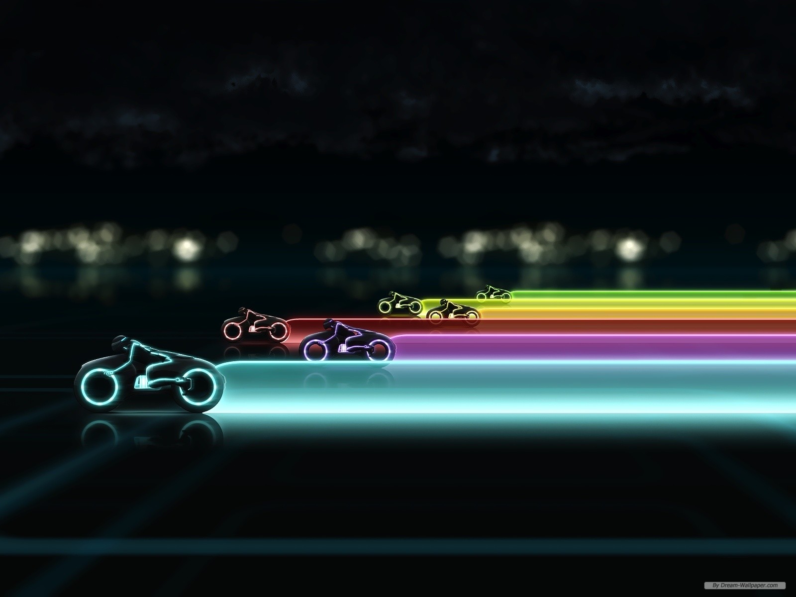 Free Movie Wallpaper - Tron Legacy Light Cycle - HD Wallpaper 