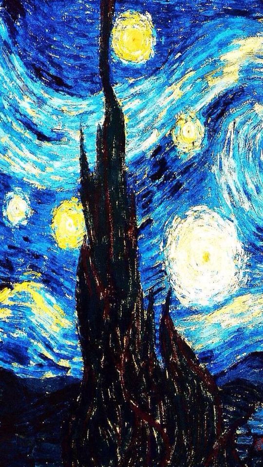 Van Gogh Starry Night Phone - HD Wallpaper 