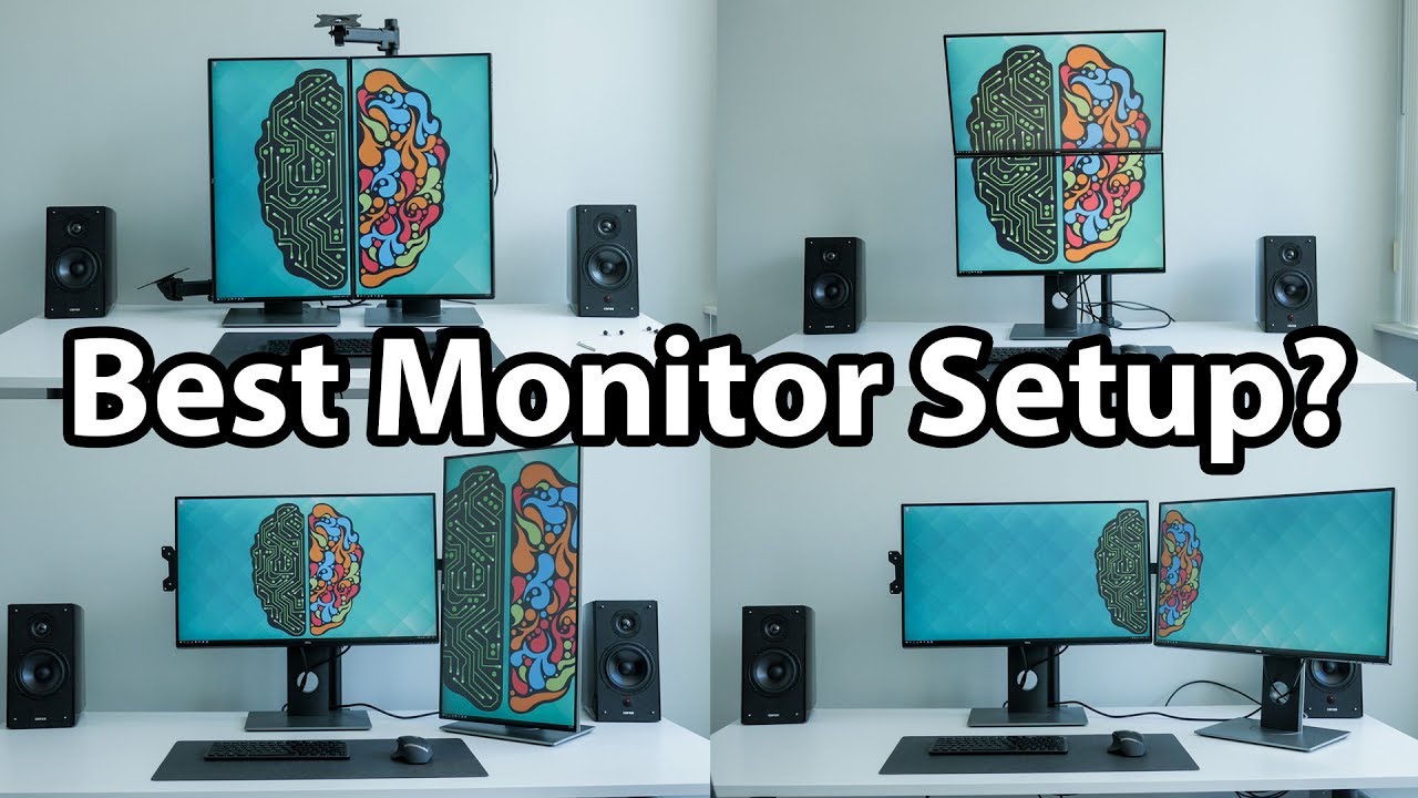 Dual Monitor Landscape And Portrait - HD Wallpaper 