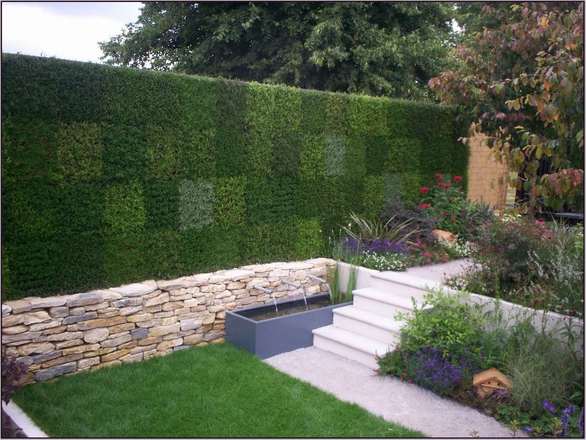 Back Garden Wall Designs - HD Wallpaper 