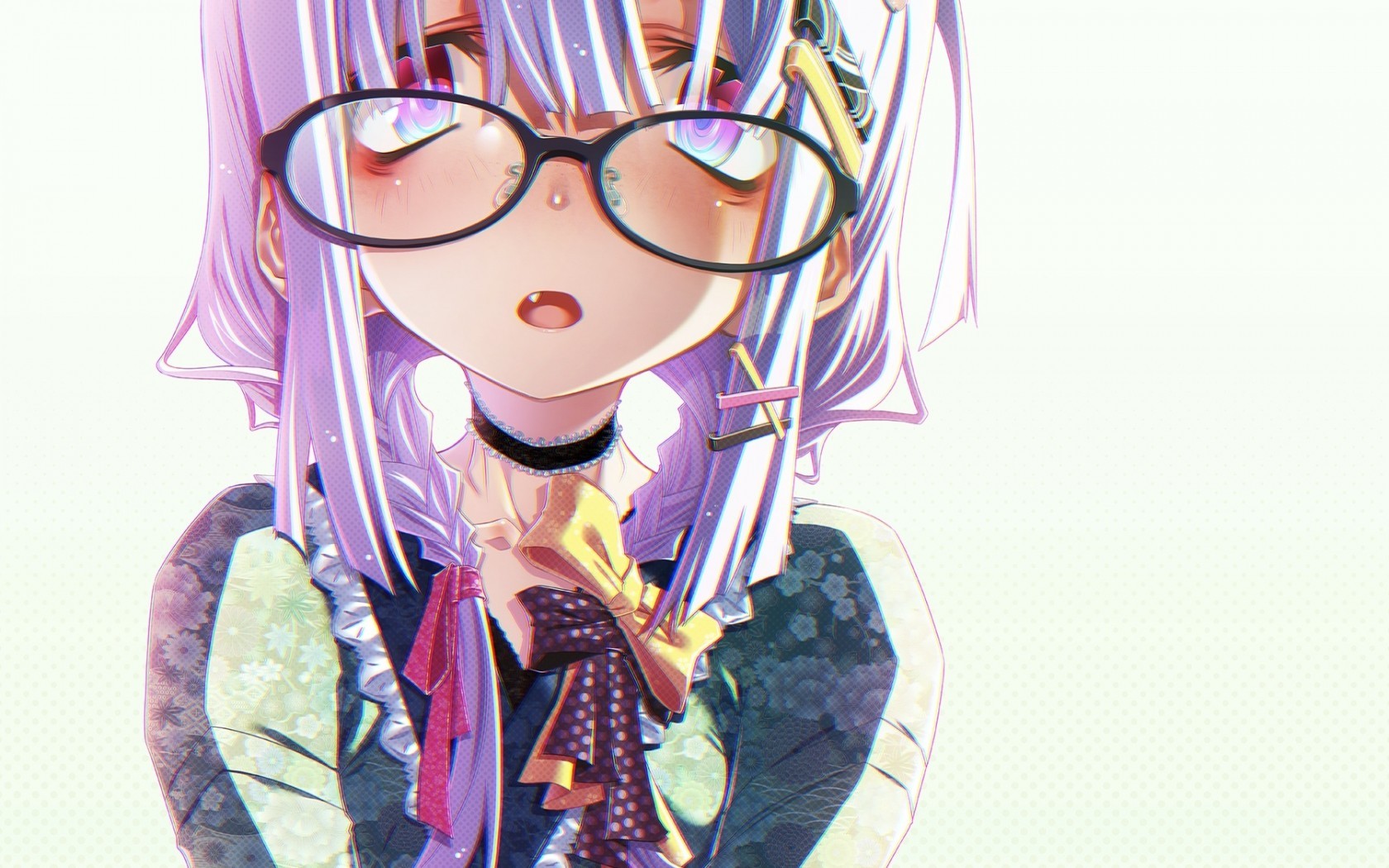 Megane Anime Girl, Cute, Japanese Outfit - Lantana Horutuna - HD Wallpaper 