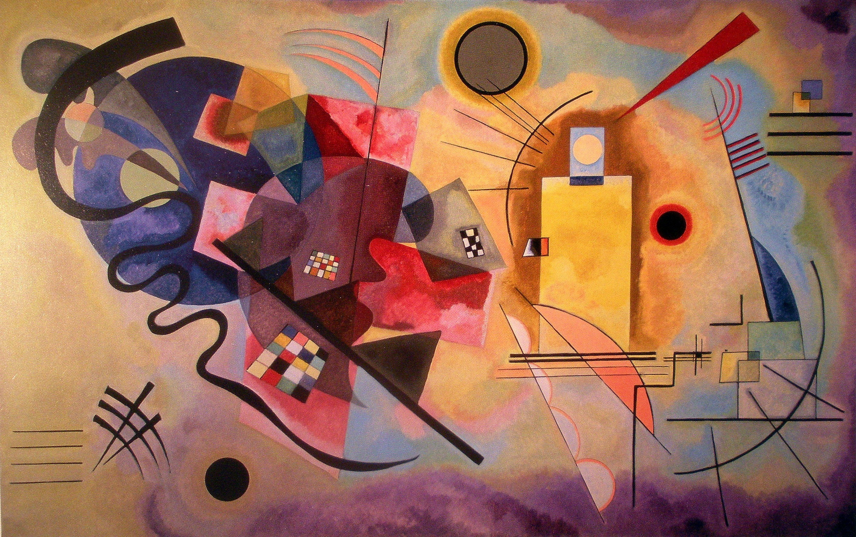 Artwork, Wassily Kandinsky, Painting, Classic Art, - Wassily Kandinsky - HD Wallpaper 