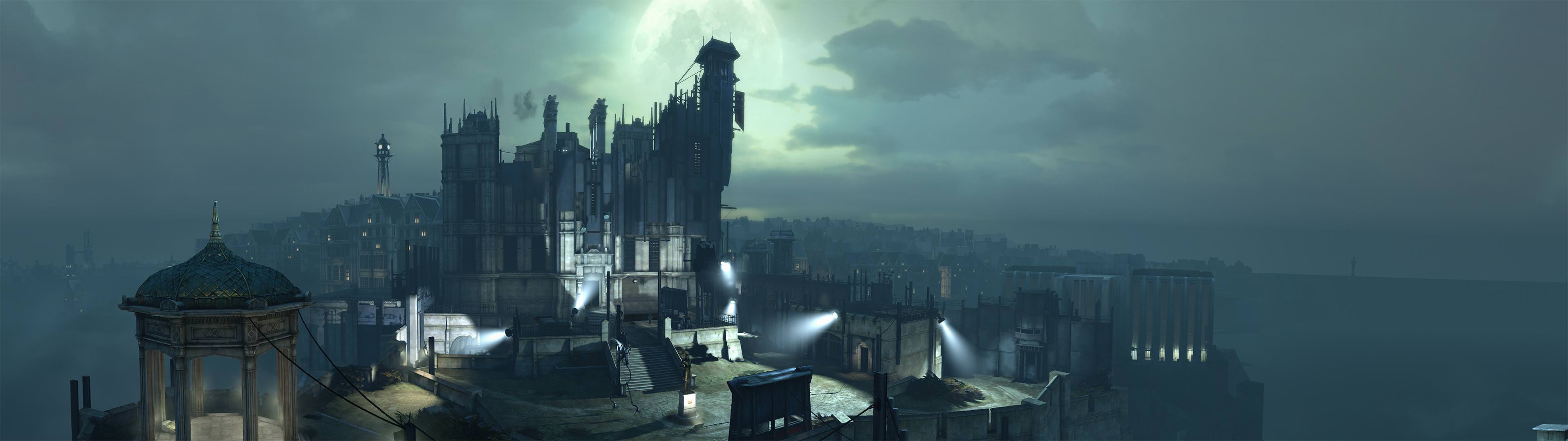 Dishonored Dual Screen - HD Wallpaper 